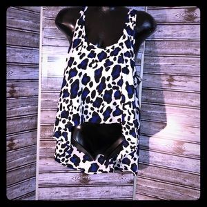 🌴AMBIENCE-M-HIGH LOW STYLE-ANIMAL PRINT-RAZORBACK